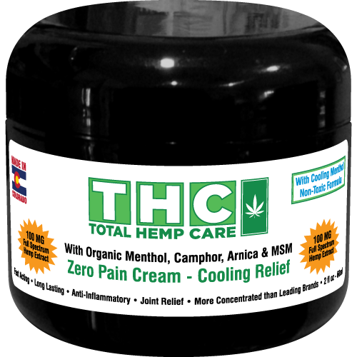 Total Hemp Care Zero Pain Cooling Relief Cream